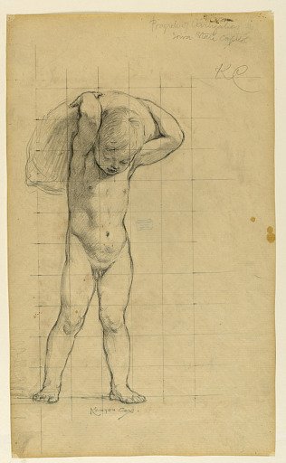 Study for "Commerce," "The Progress of Civilization: The Forge, Commerce, and Education" State Capitol, Des Moines, IA