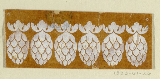 Design for an Embroidery or a Woven Fabric, of the "Fabrique de St. Ruf"