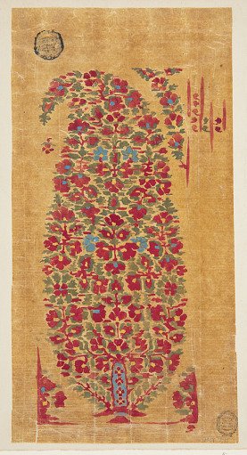 Design for Woven Shawl with Paisley Motif