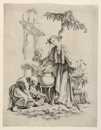 L'Odorat (Smell) from the series Les Cinq Senses (The Five Senses)