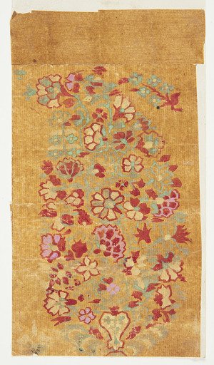 Design for Woven Shawl with Paisley Motif