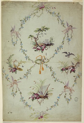 Design for a Silk Brocade