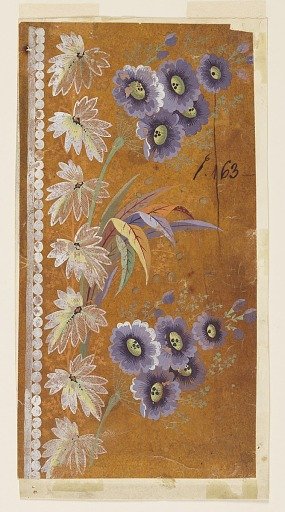 Design for an Embroidered Vertical Border