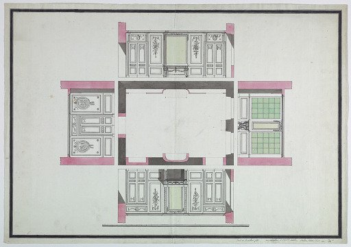 Design for Four Walls of a Salon