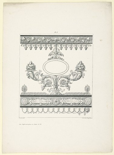 Frieze with Ovoidal Frame