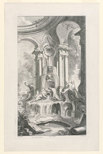 Fountain Design, from "Livre nouveau de douze morceaux de fantaisie"