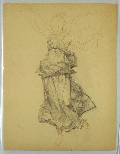Study of a Female Figure (Victory)