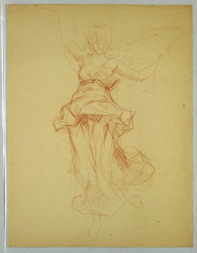 Study of a Female Figure (Victory)