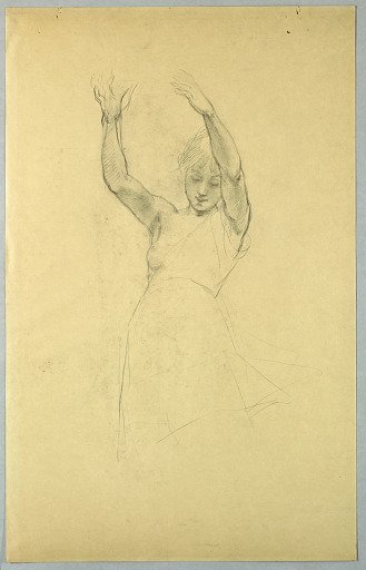 Study of a Female Figure (Victory)
