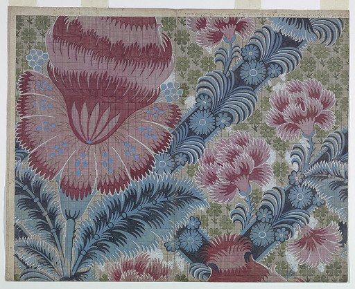 Point-paper (mise-en-carte), Design for Woven Silk