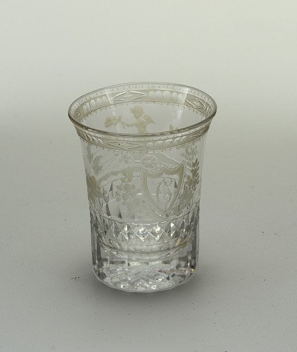 Glass Beaker, from a Buen Retiro Porcelain Tea or Coffee Set