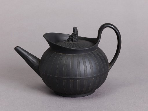 Black Basalt Teapot with Sybil Finial