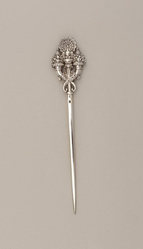 Skewer with Cornucopia and Peacock Terminal