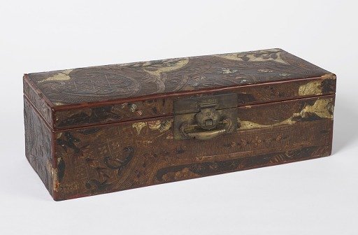 Chest with hinged cover