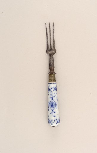 Fork and Knife with Porcelain Handles