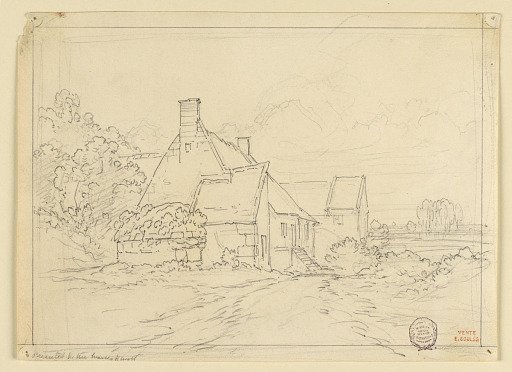 Peasant's Houses at a Lake