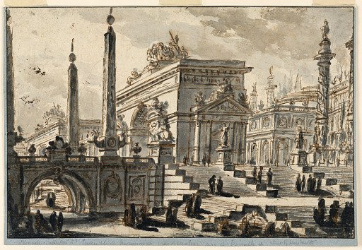 Architectural Fantasy: Buildings, Monuments and Stairways