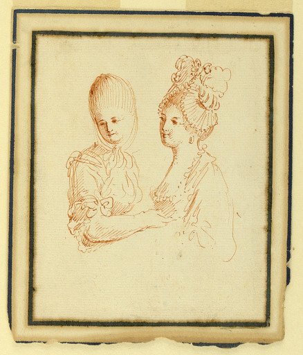 Busts of Two Women