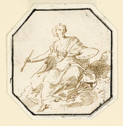 Painting, from a Series of Seated Muses