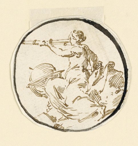 Astronomy, from a Series of Seated Muses