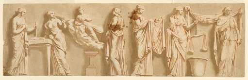 Design for Frieze or Relief with Various Allegories