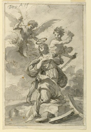 Study for a Painting: The Decapitation of Saint Catherine