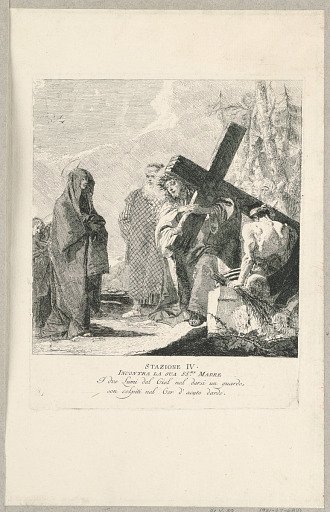 Via crucis - Station IV, He Meets His Mother