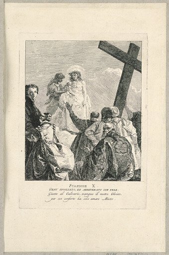 Via crucis - Station X, Jesus Despoiled