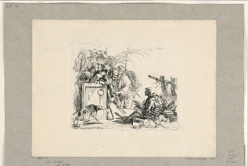 Death Giving Audience, from the Vari Capricci