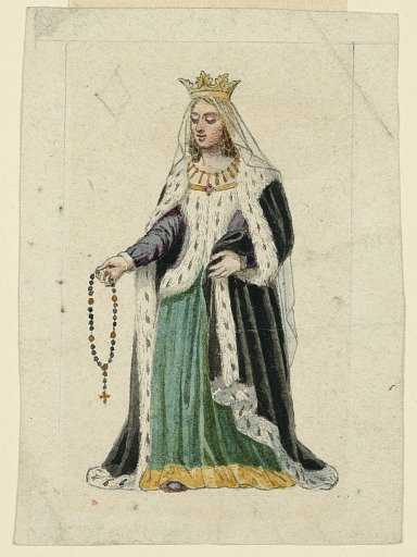 Design for a Playing Card: Queen of Diamonds