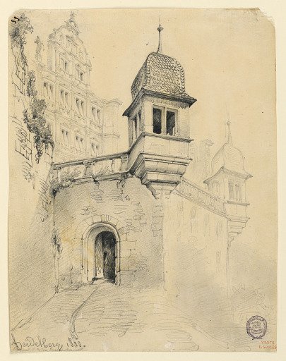 The Watch Tower in the Castle in Heidelberg