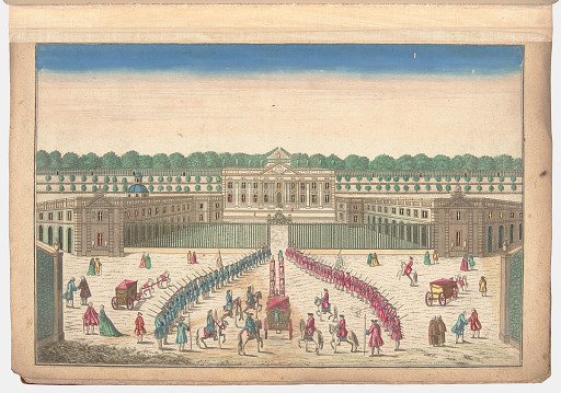 Vue de l'Entreé du Chateau de Marly (View of the Entrance to Marly Palace)