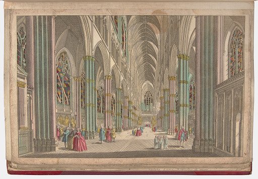L'Interieur de l'Abbaye de Westminster (Interior of Westminster Abbey)