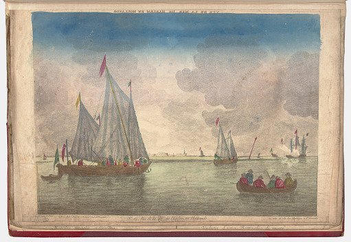 Vue de la Mer de Harlem en Hollande (View of the Harlem Sea in Holland)