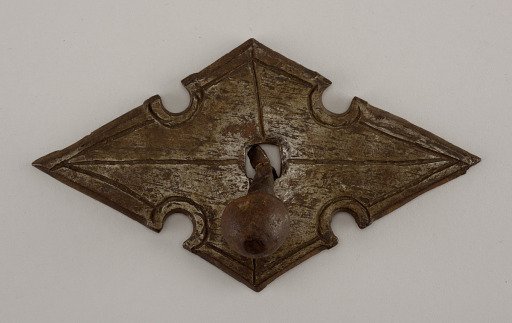 Decorative door boss and nail