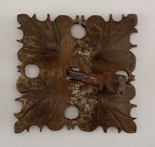 Decorative door boss and nail