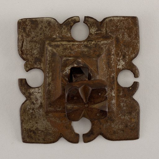 Decorative door boss and nail