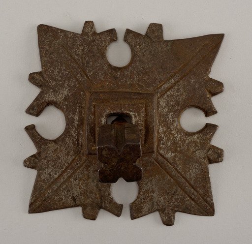 Decorative door boss and nail