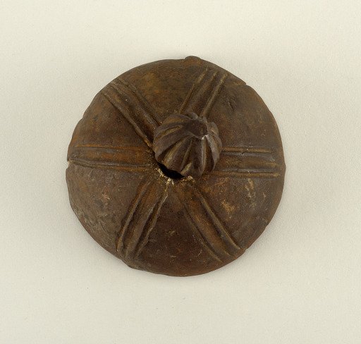 Decorative door boss and nail