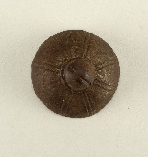 Decorative door boss and nail