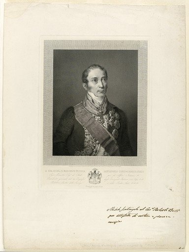 Portrait of Marquis Niccola Santagelo