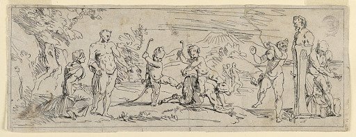 Children Playing With a Satyr