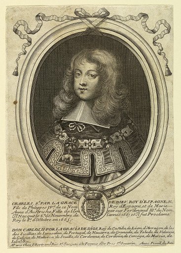 Portrait of Charles II of Spain (1661-1700)