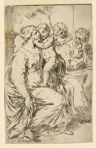 The Holy Family with Saint John