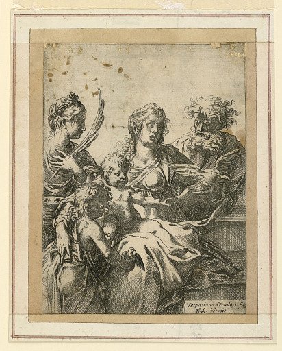 The Virgin and Child with Saints Elizabeth, Joseph, and Young John the Baptist