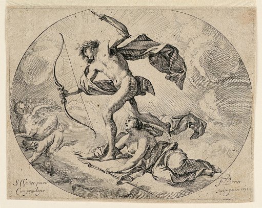 Apollo and Diana Chasing the Harpies