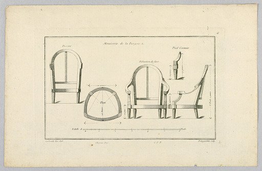 Plans and Ornaments for an Easy Chair