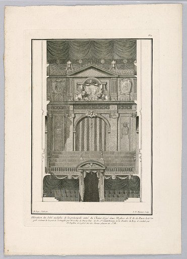View of Choir With Rood Screen in Church of Notre Dame