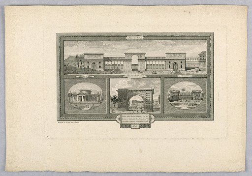 Vignettes of French Buildings