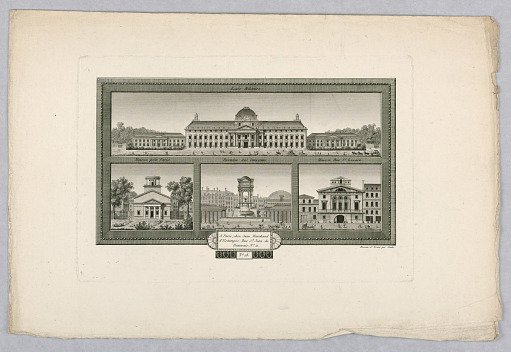 Vignettes of French Buildings